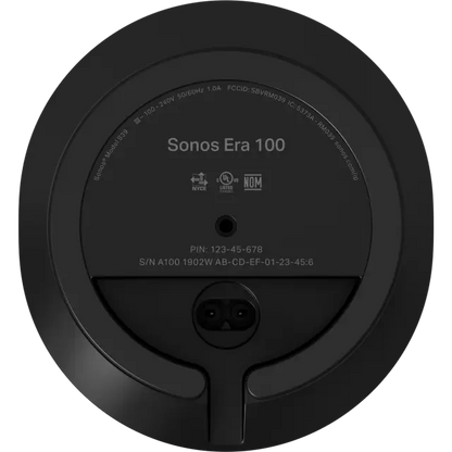 Sonos Era 100 Bookshelf Speaker Bundle with Combo Adapter for Era 100