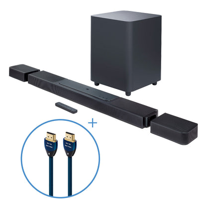 JBL Bar 700 5.1 Channel Soundbar Bundle with AudioQuest Sky 48 Ultra High Speed HDMI Cable
