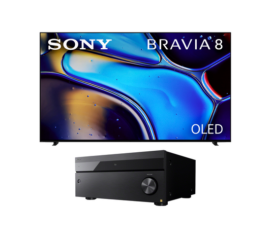 Sony BRAVIA 8 OLED TV Bundle with Sony STR-AZ3000ES ES 9.2 Channel 8K A/V Receiver