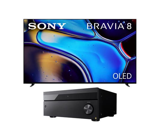 Sony BRAVIA 8 OLED TV Bundle with Sony STR-AZ5000ES ES 11.2 Channel 8K A/V Receiver