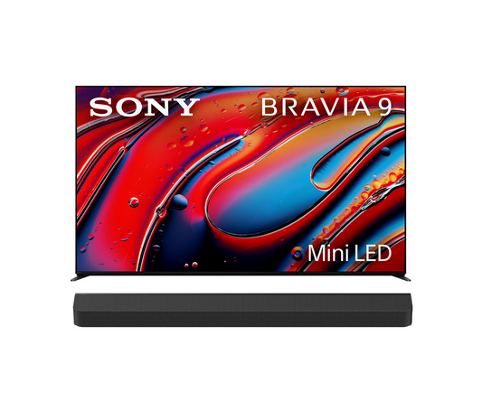 Sony BRAVIA 9 Mini LED TV Bundle with Sony BRAVIA Theater Bar 8 Soundbar