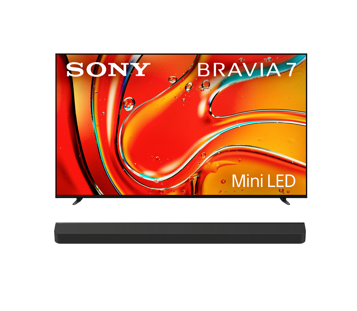 Sony BRAVIA 7 QLED TV Bundle with Sony BRAVIA Theater Bar 9 Soundbar