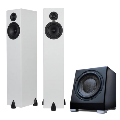Totem Bison Tower Speaker Bundle with KIN Sub 8 Inch Subwoofer