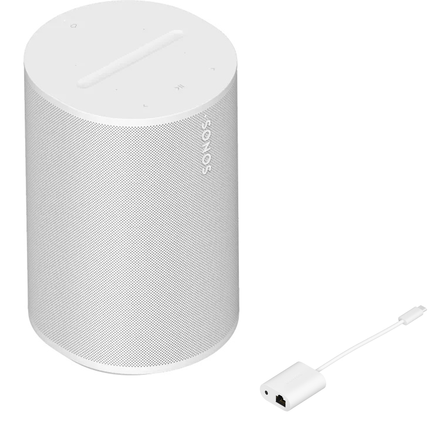 Sonos Era 100 Bookshelf Speaker Bundle with Combo Adapter for Era 100