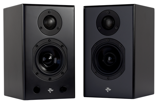 KIN by Totem Play Mini 2 Way Powered Bookshelf Speakers (Pair)