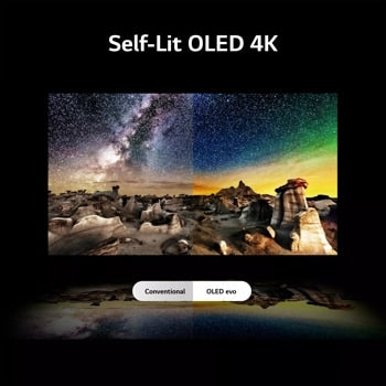 LG 55 Inch Class OLED evo G4 Series TV with webOS 24