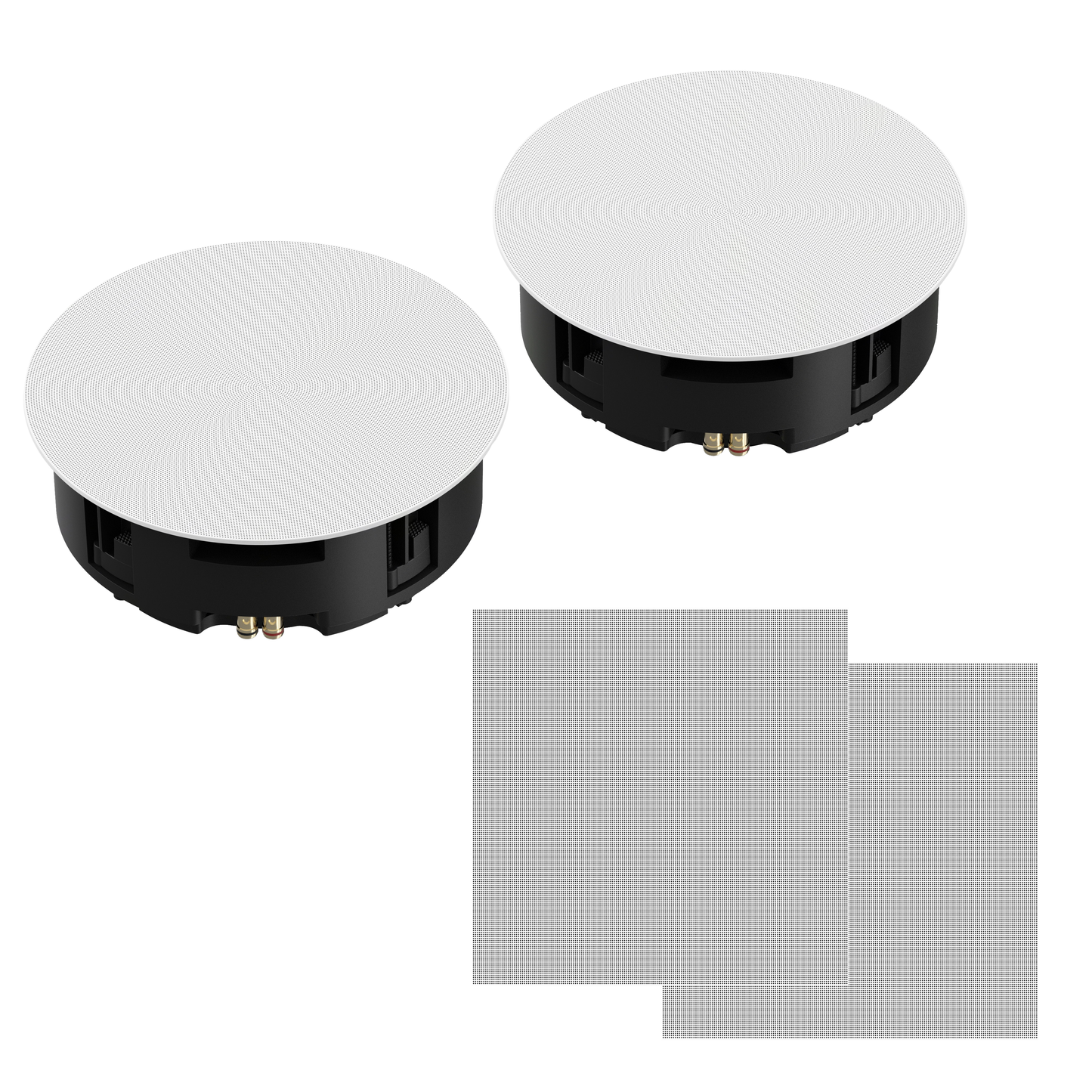 Sonos In-Ceiling Speakers Bundle with Square Speaker Grilles (Pair)