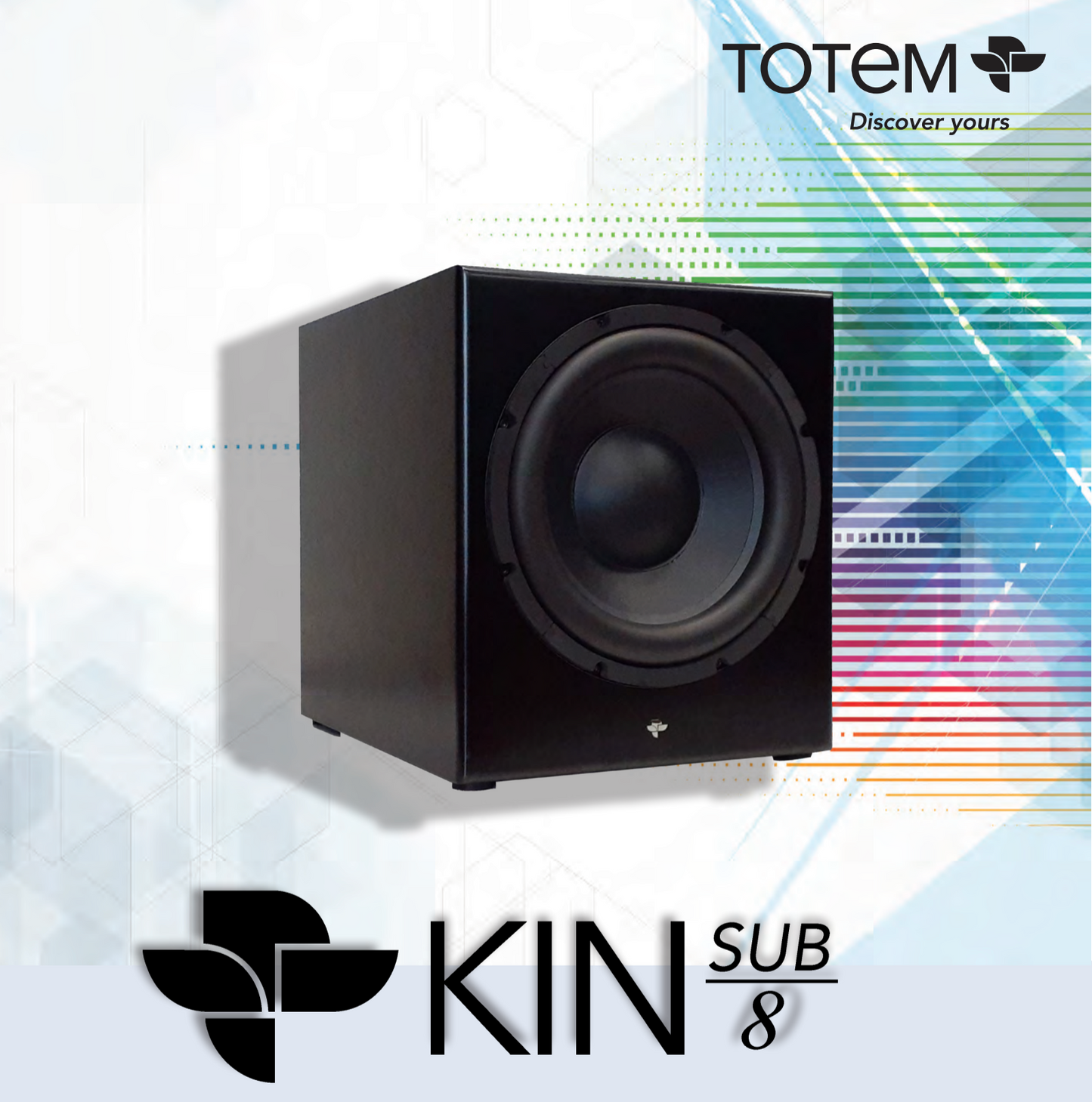 KIN by Totem Sub 8 Powered 8 Inch Subwoofer 2nd Gen. (Each)