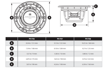 JL Audio Pavilion PV-FX6 Outdoor In-Ceiling Speaker