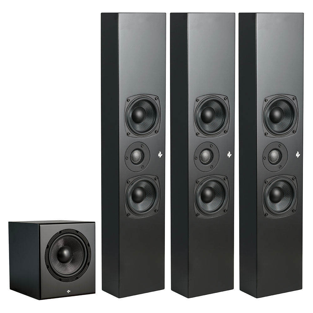 KIN by Totem Solo On-Wall Speakers Bundle with Sub 8