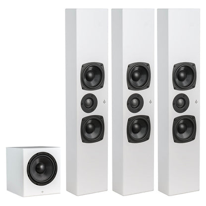 KIN by Totem Solo On-Wall Speakers Bundle with Sub 8
