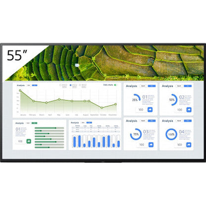 Sony BRAVIA BZ30L Series Professional 24/7 Portrait/Tilt 4K Display with Sony X1 Processing, Pro-Mode, Airplay, and Chromecast