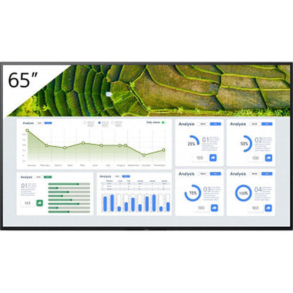 Sony BRAVIA BZ30L Series Professional 24/7 Portrait/Tilt 4K Display with Sony X1 Processing, Pro-Mode, Airplay, and Chromecast