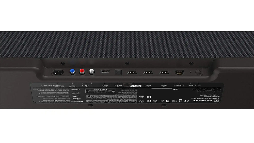 Sennheiser AMBEO Plus Soundbar for TV and Music with Immersive 3D Surround Sound