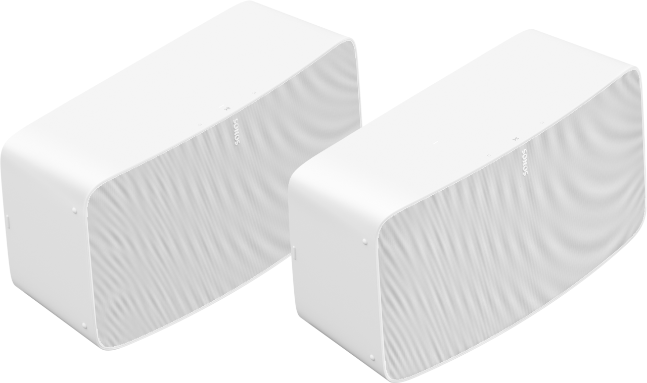 Sonos HiFi Set with FIVE Wireless Smart Speaker Two Room Set